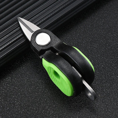 Compact Fishing Line Scissors with Keychain