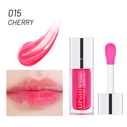 Hydrating Pink Lip Oil Gloss – Moisturising & Plumping Lip Treatment Soft & Nourished Lips