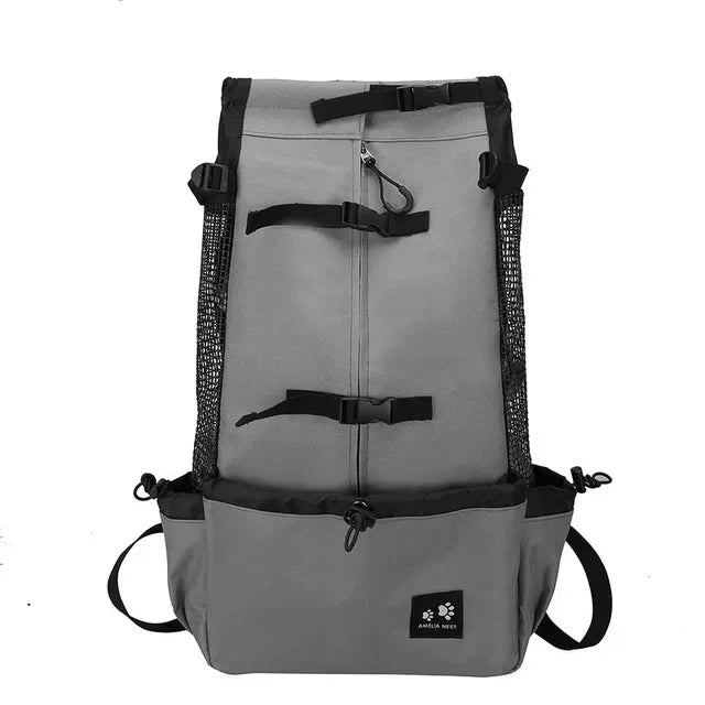 Breathable Pet Carrier Backpack Reflective Portable Travel Bag for Cats & Dogs Outdoor Dog Carrier for French Bulldog