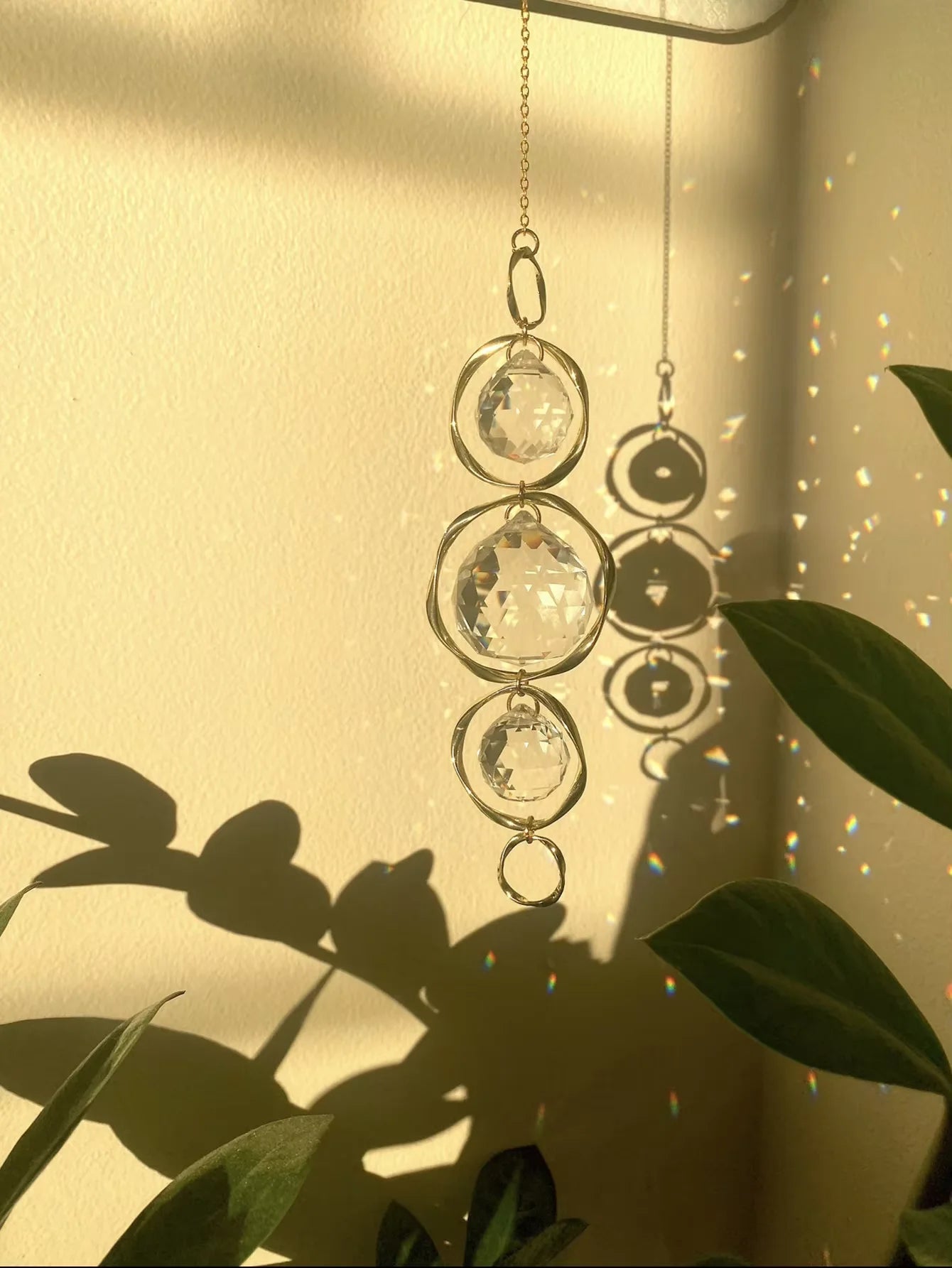 Crystal Suncatcher Prism – Rainbow Maker Hanging Window Decor