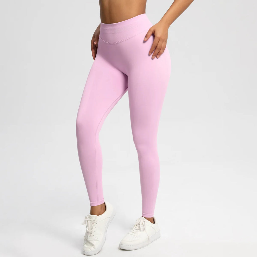 Seamless Fitness Pants Women's High Waist Yoga Leggings  High Stretchy Butt Lifting Breathable Sports Tights Women Gym Leggings