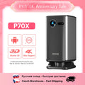 BYINTEK P70X Mini Projector – 4K WiFi Portable Home Theater