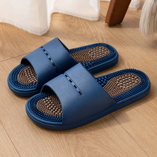 Comfortable PVC Indoor Slippers for Men & Women – Massage & Breathable Home Slides