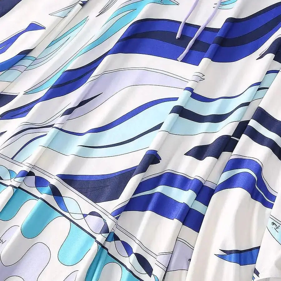 Elegant Women's Printed Maxi Dress – Casual Comfortable & Breathable Summer Wear