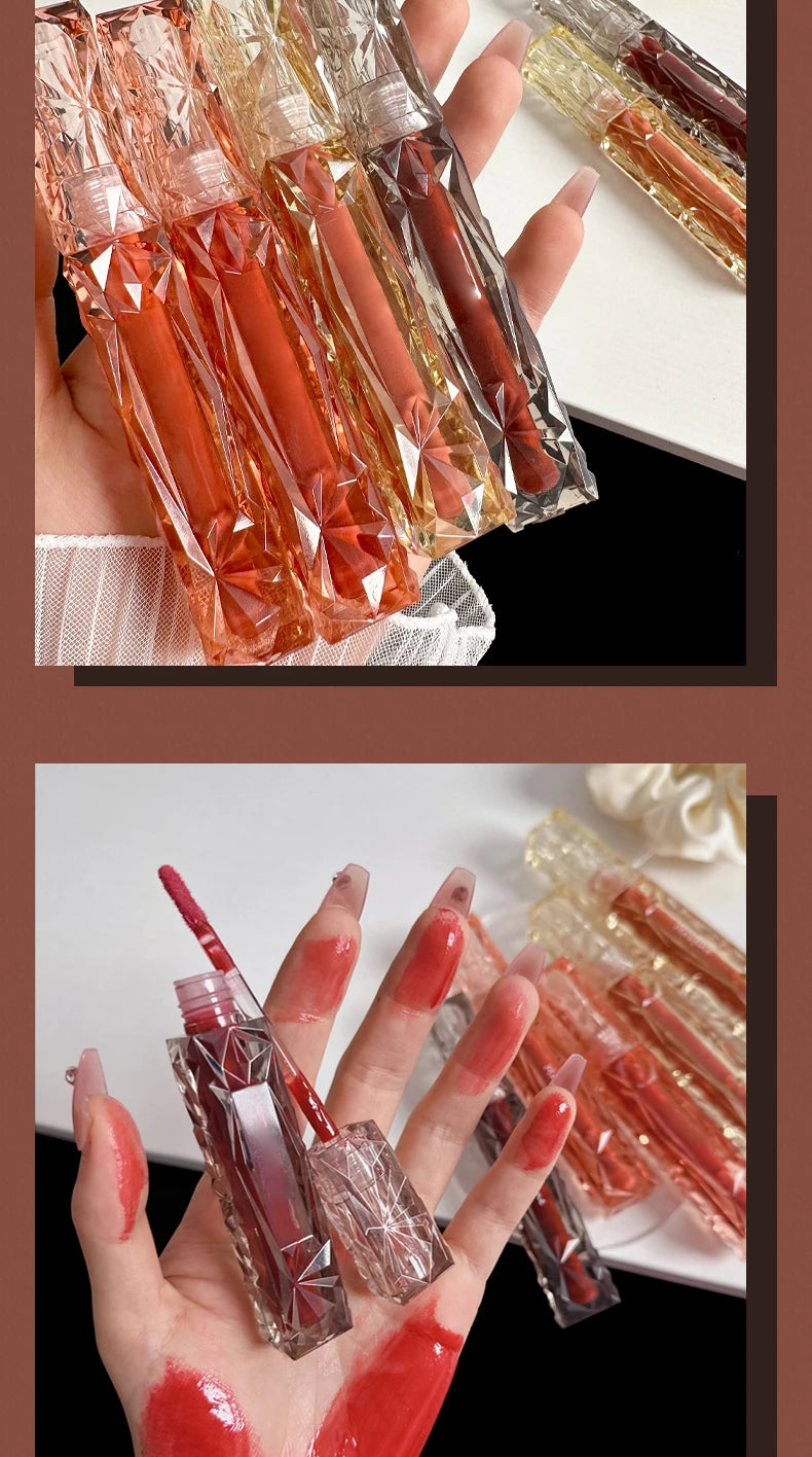 Long-Lasting Hydrating Lip Gloss – Waterproof Transparent Mirror Shine