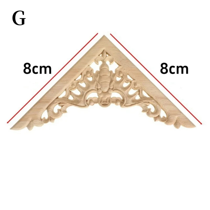Decorative Wooden Appliques & Onlays for Furniture, Walls & Doors – DIY Wood Corner Frames