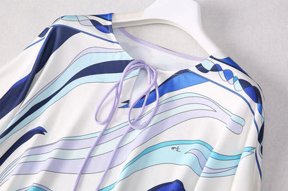 Elegant Women's Printed Maxi Dress – Casual Comfortable & Breathable Summer Wear