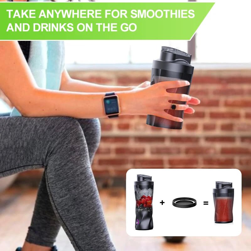 Portable USB Juicer Blender – 700ML Smoothie Fruit Mixer