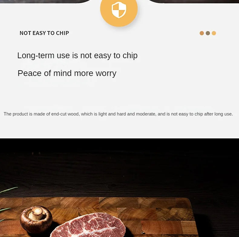Cutting Board Double-sided Using Premium Acacia Wood Splicing Chopping Board Drain Water and Damp-proof Kitchen Tools