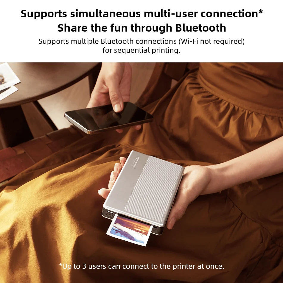Xiaomi Portable Photo Printer 1S – Bluetooth ZINK Inkless Printer