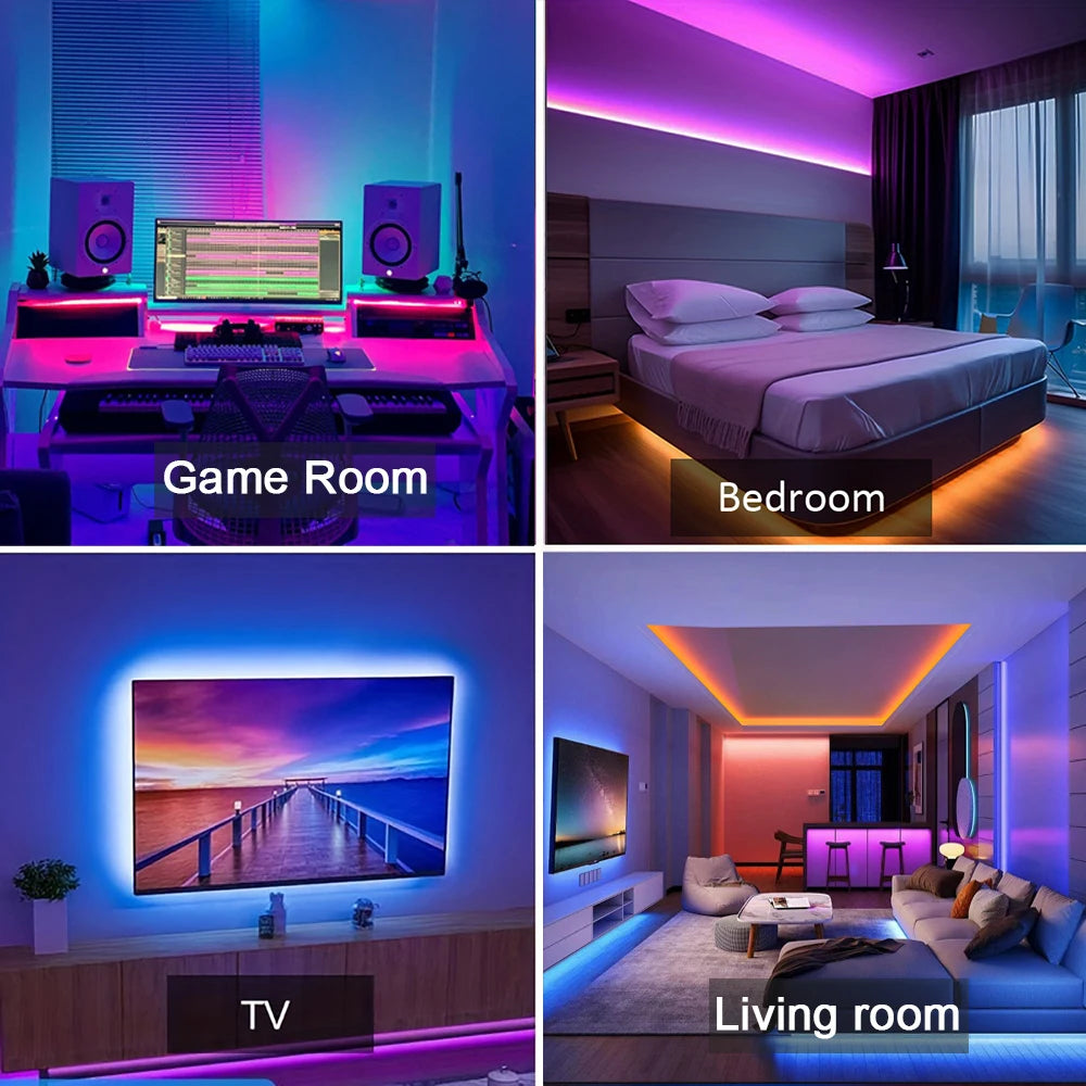 RGB LED Strip Lights – APP Control Room Decoration Light