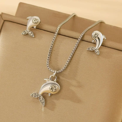 4-Piece Pearl Jewelry Set for Women