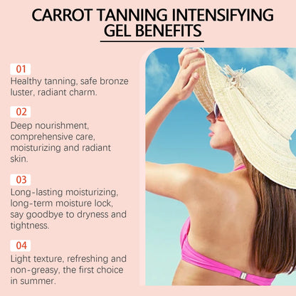 Intensive Self Tanning Gel – Fast Bronzing Lotion for Face & Body Sunless Tan 100g