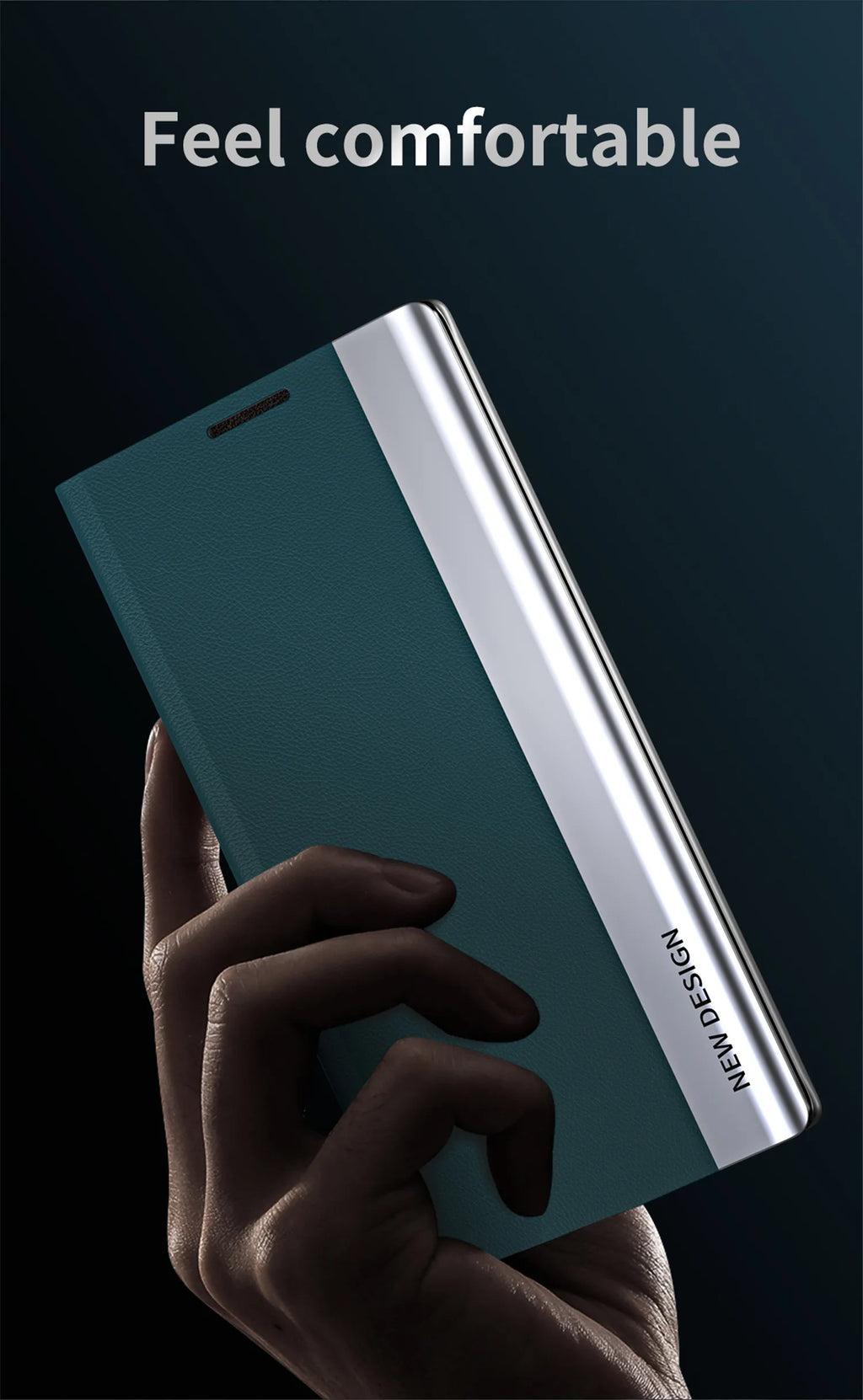 Luxury Shockproof Leather Flip Case for iPhone 17, 16, 15, 14, 13 & 12 Series