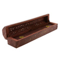 Wooden Incense Holder – Hollow Out Ash Catcher for Stick & Cone