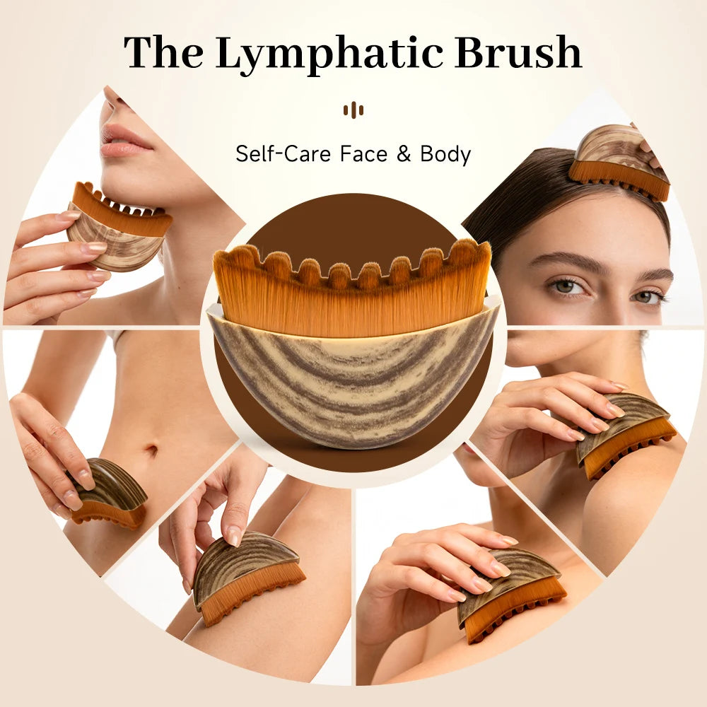 Lymphatic Drainage Face Brush – Facial Sculpting Massage Tool
