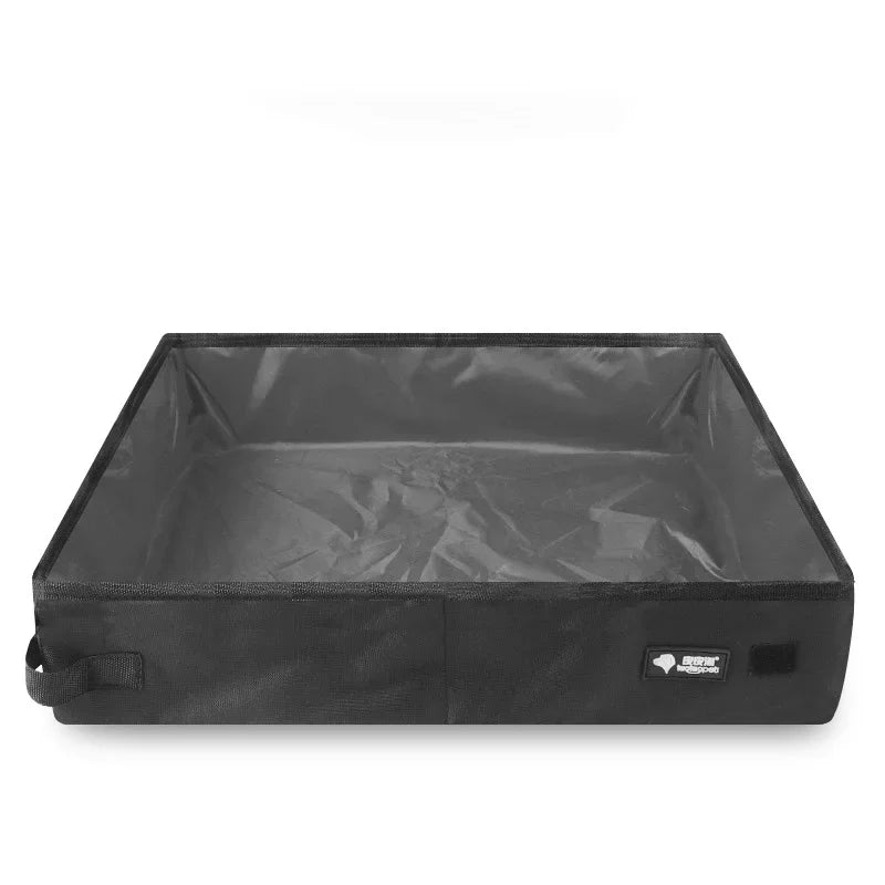 Portable Foldable Pet Litter Box – Waterproof Travel Cat Toilet