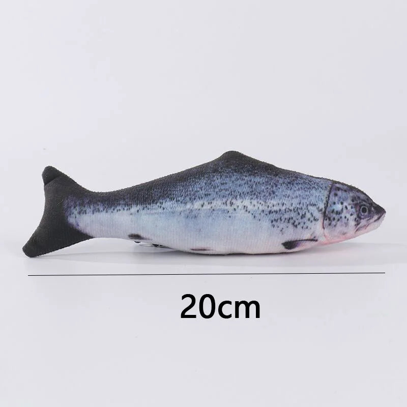 Fish Shape Cat Toy – Plush Scratch Board & Interactive Cat Toy