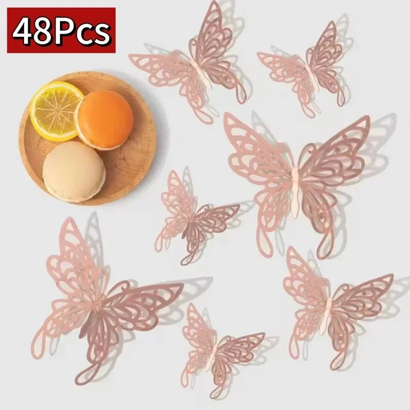 3D Butterfly Wall Stickers – DIY Decorative Butterflies for Home Decor