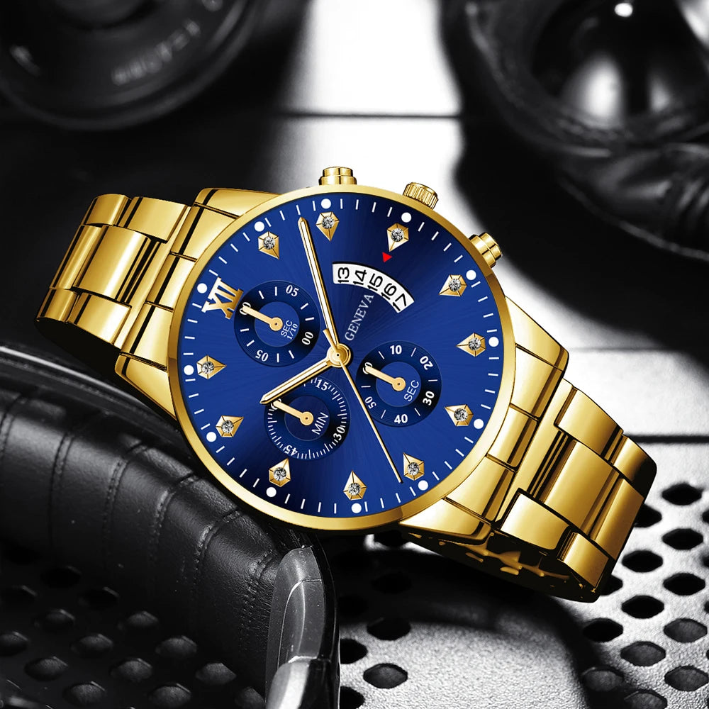 Couple alloy quartz watch men and women casual and fashionable watch clocks