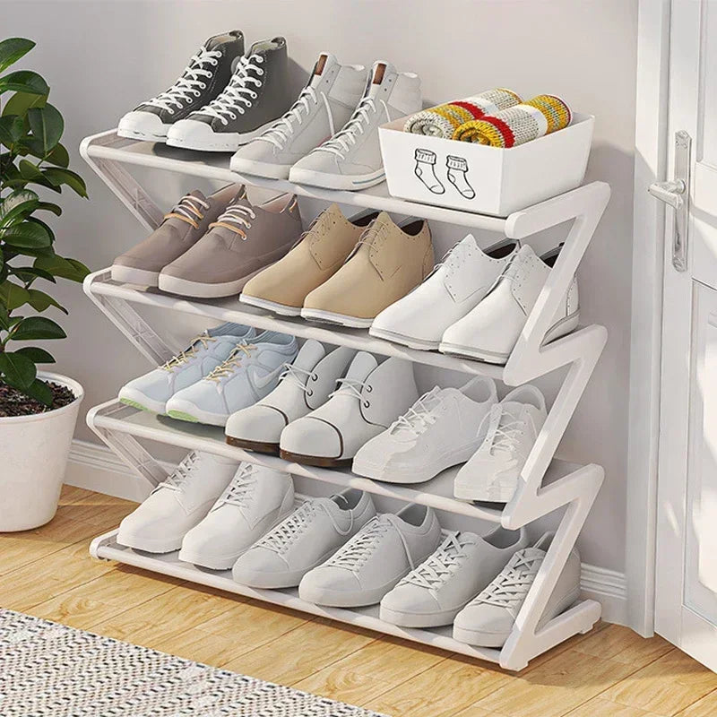 Economical Storage Rack Space Saving Storage Cabinet Simple Multi-layer Quick Assembly Shoe Rack, Home Entrance Dormitory