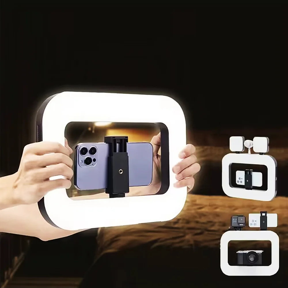 Rechargeable Ring LED Light – Portable Selfie & Live Stream Light