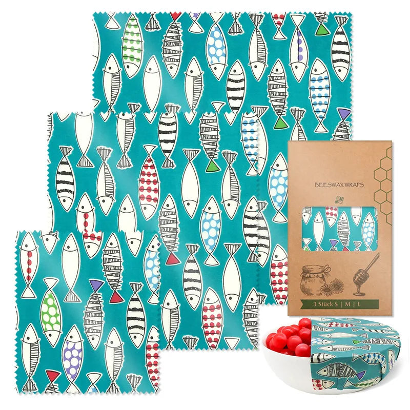 Beeswax Food Wrap – Reusable Cotton Preservation Cloth