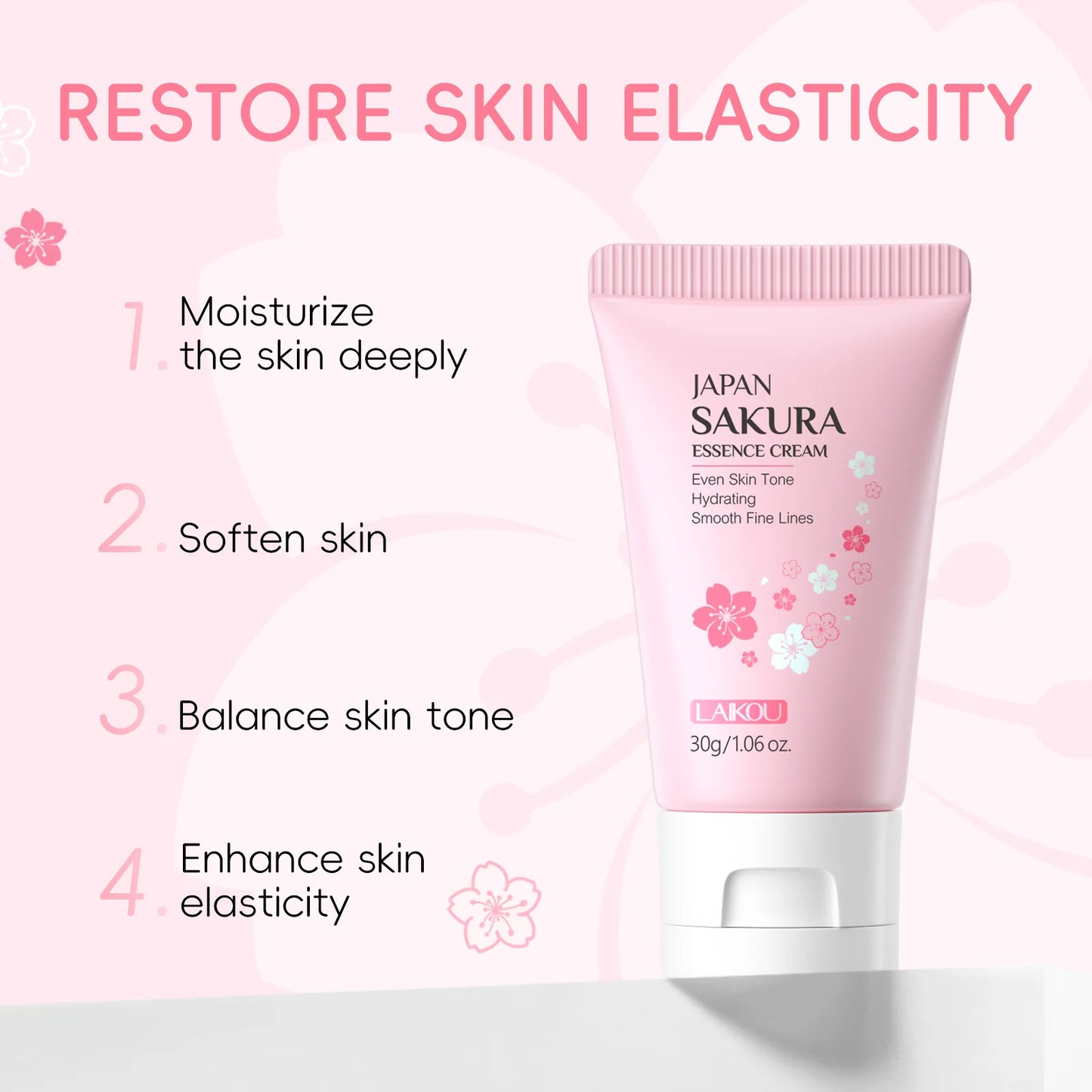Sakura Whitening Face Cream – Anti-Aging Wrinkle Remover & Firming Moisturiser for Radiant Skin