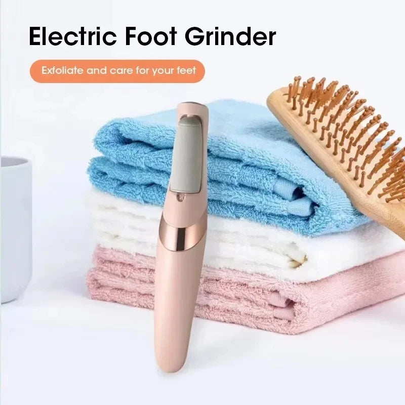 USB Electric Foot Pedicure Grinder – Rechargeable Dead Skin Removable Roller Tool