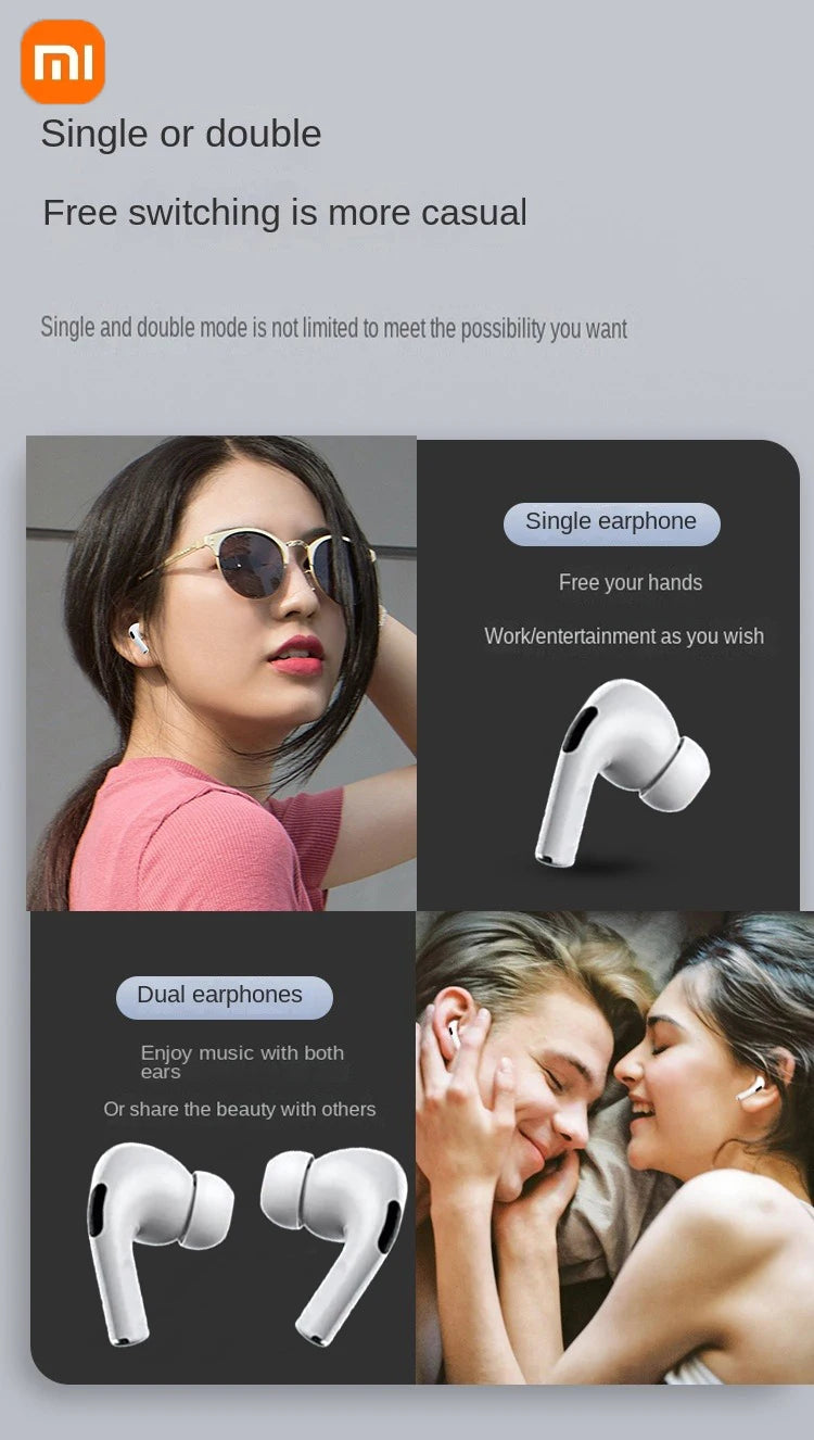 Wireless Bluetooth Earbuds with Mic – HiFi In-Ear Headphones for Sports & Outdoor