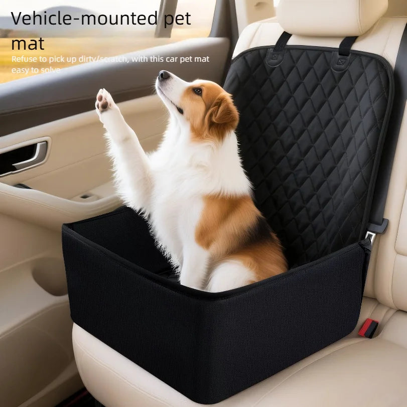 Waterproof Pet Car Seat Cushion Dog & Cat Passenger Seat Protector Mat Dirt-Proof Pet Travel Car Mat