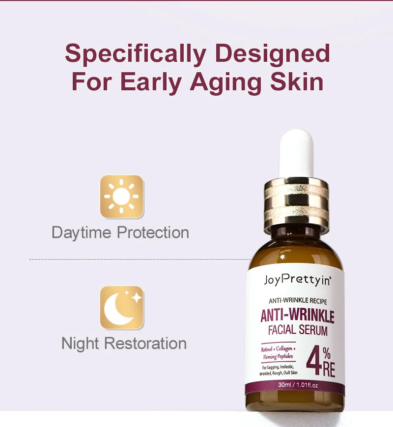 Retinol Anti-Wrinkle Face Set – Serum & Sakura Cream for Fine Lines Hydration & Anti-Aging