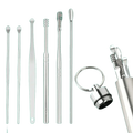 6pcs Stainless Steel Ear Wax Removal Tool Set Spiral Rotating EarPicking Spoon Ear Picker Spoon For Cleaning Collecting Ear Wax