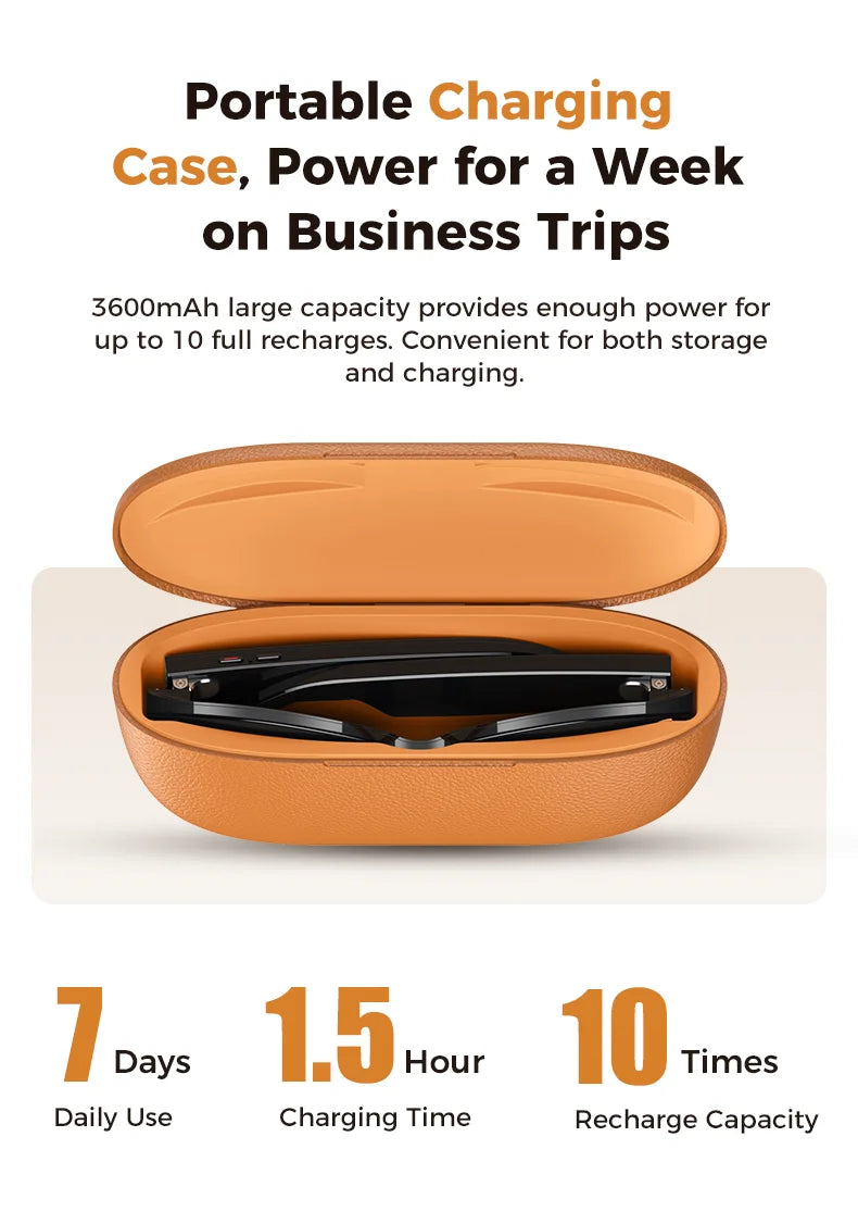 Study Travel Smart Glasses Men 800W Pixel Camera 4k Ultra HD 1080P Video Recording Take Photo AI Chat Music Call AI Glasses 2026