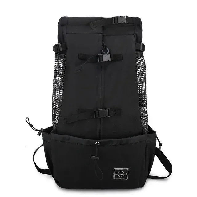 Breathable Pet Carrier Backpack Reflective Portable Travel Bag for Cats & Dogs Outdoor Dog Carrier for French Bulldog