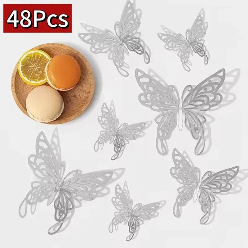 3D Butterfly Wall Stickers – DIY Decorative Butterflies for Home Decor
