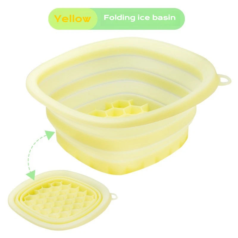 Silicone Facial Ice Bath Tray – Portable Cryo Skin Therapy Bowl