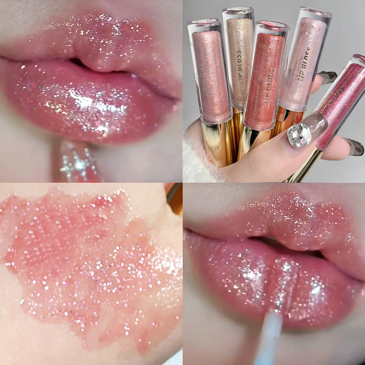Hydrating Plump Lip Gloss – Glossy Mirror Finish for Soft Moist Lips