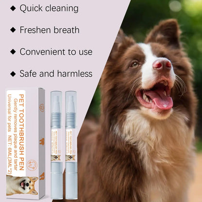 Pet Teeth Cleaning Pen for Dogs & Cats – Easy Dental Care for Fresh Breath