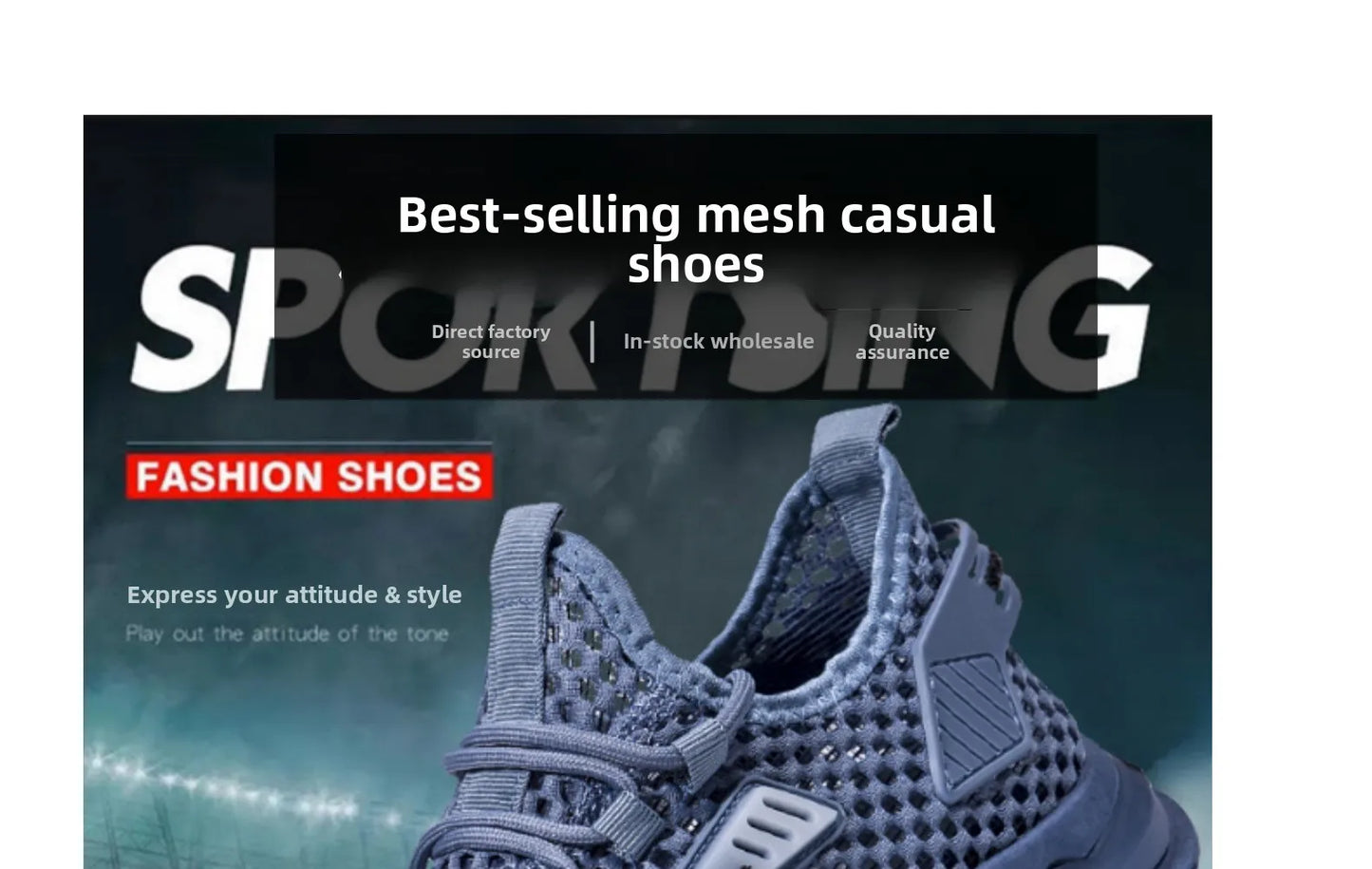 Men’s Breathable Mesh Sports Shoes