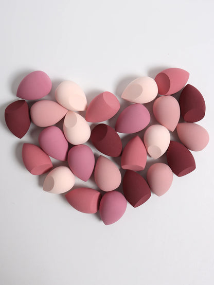 25-Pack Makeup Sponges for Foundation Cream & Powder – Multi-Colour Beauty Blenders