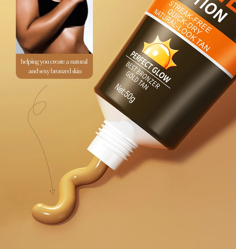 Self-Tanning Lotion for Body & Face – Deep Moisturising Sun Protection Cream