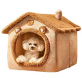 Warm Pet Bed Tent House – Soft Dog & Cat Indoor Kennel