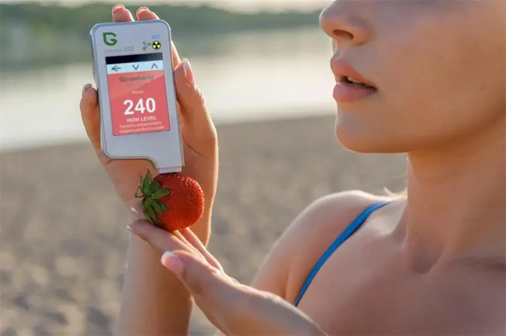 Portable Food Safety Nitrate Tester for Fruits & Vegetables with Digital Display