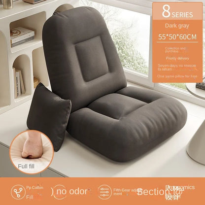 4-in-1 Adjustable Chaise Lounge Sofa Bed with Pillow – 15-Position Floor Lounger