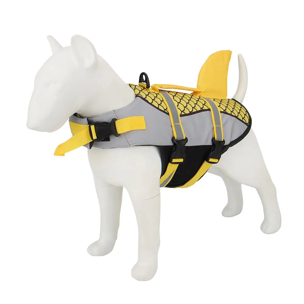 Shark Dog Life Jacket – Pet Swimming Vest Harness