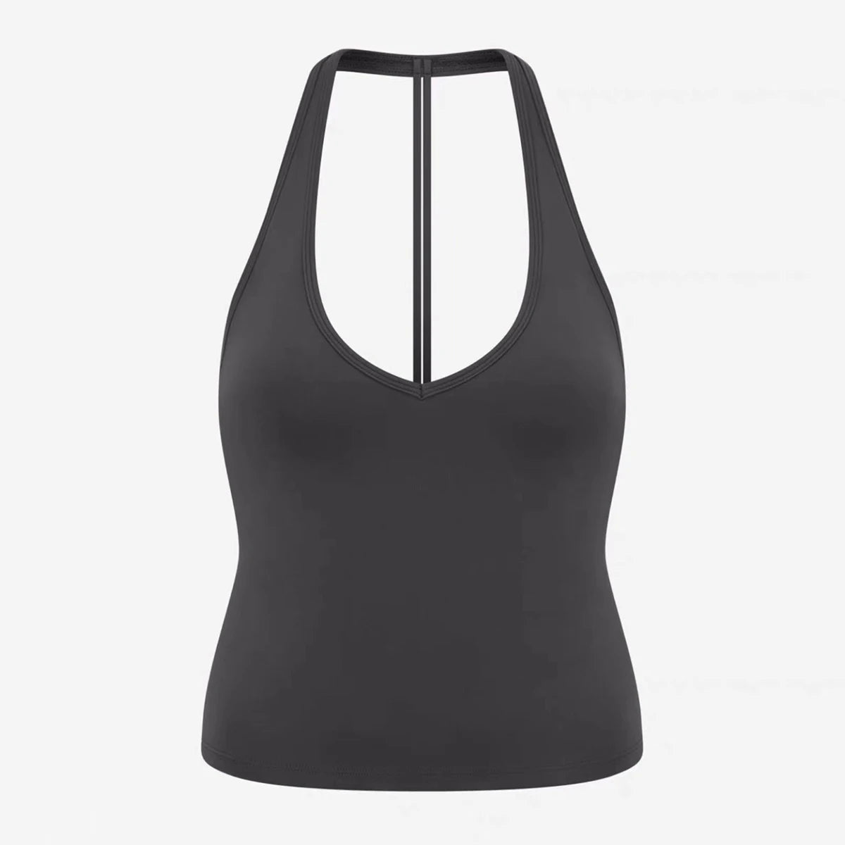 CSB backless halter neck vest & Scrunch Shorts   Gym Vest woman  Cropped Top Yoga Tank Top Self-Padded High Stretch Top