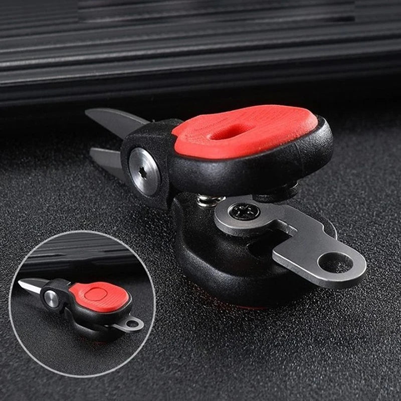 Compact Fishing Line Scissors with Keychain