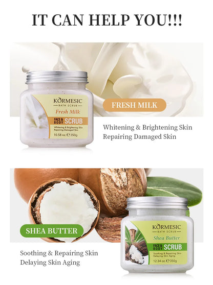 Turmeric Face & Body Scrub Cream – Moisturising, Deep Cleansing & Gentle Exfoliation