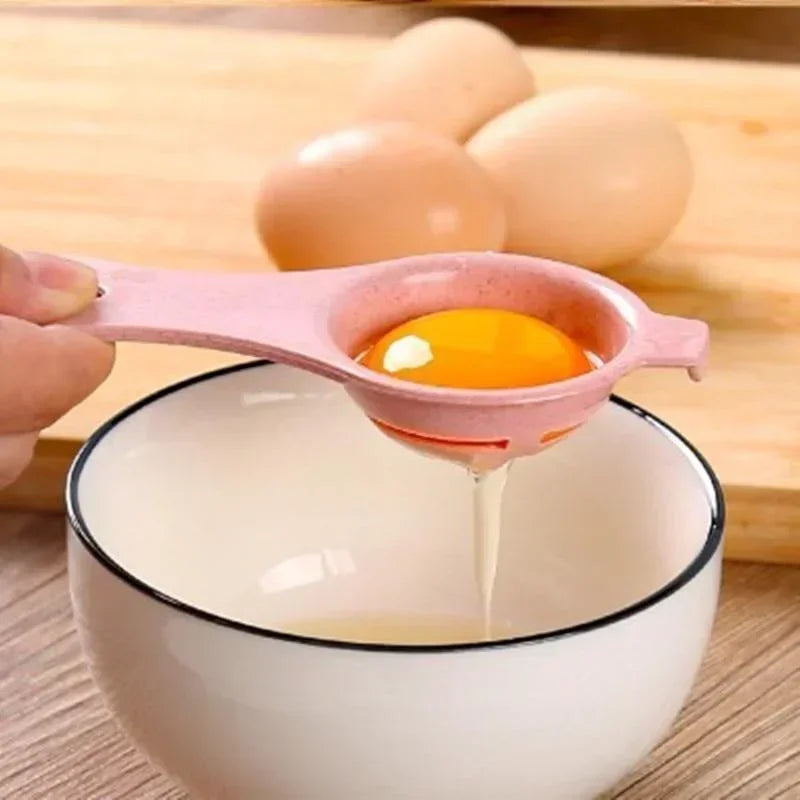 2PCS Egg Separator – White & Yolk Filter Kitchen Baking Tool